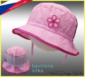 Dívčí klobouk ROCKINO vel. 48 vzor 3753 - růžový