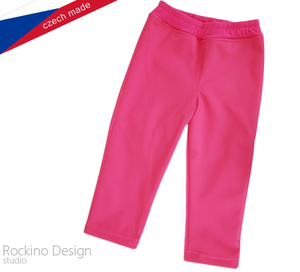 Dětské softshellové kalhoty ROCKINO vel. 86,92,98,104 vzor 8393 - růžové