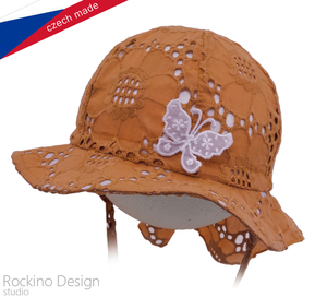 Dievčenský klobúk ROCKINO veľ. 46,48,50,52 vzor 3330 - hnedý
