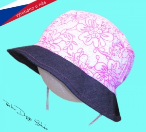 Dívčí klobouk ROCKINO vel. 48,50,52,54,56 vzor 3926