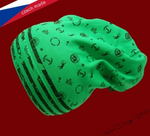 Dětská čepice ROCKINO vel. 48,50,52,56 vzor 5071 - zelená