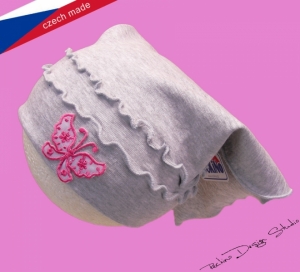 Dívčí šátek ROCKINO vel. 46,54 vzor 5059 - šedý