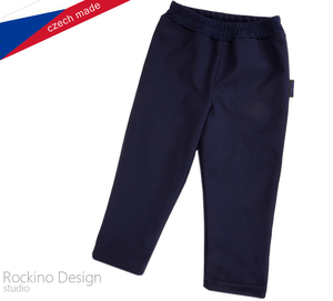 Softshellové kalhoty ROCKINO - Hustey vel. 86,92,98,104 vzor 8393 - tmavěmodré