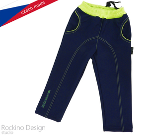 Dětské softshellové kalhoty ROCKINO vel. 122 vzor 8399 - tmavěmodré