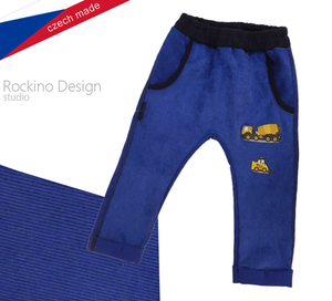 Dětské kalhoty ROCKINO vel. 74,80 vzor 8387 - modré