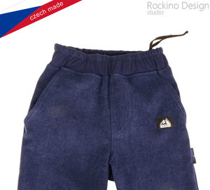 Dětské kalhoty ROCKINO vel. 98,110,116,122 vzor 8508 - modromodré