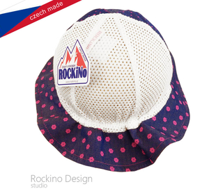Dívčí klobouk ROCKINO vel. 42,46,48,50,52 vzor 3203 - krempa puntík