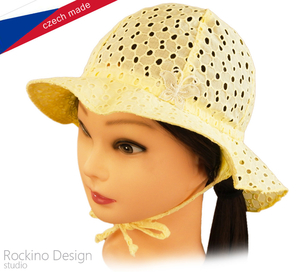 Dívčí klobouk ROCKINO vel. 48,50 vzor 3234