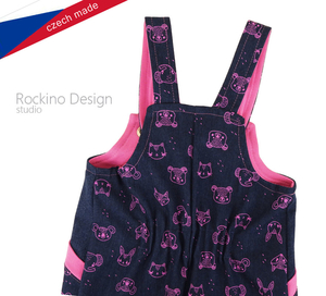 Dětské kalhoty s laclem ROCKINO vel. 74,80,86,92,98 vzor 8639