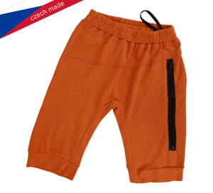 Dětské tříčtvrteční kalhoty ROCKINO vel. 98,104 vzor 8509 - rezavé