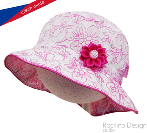 Dívčí klobouk ROCKINO vel. 48,50,52,54,56 vzor 3353