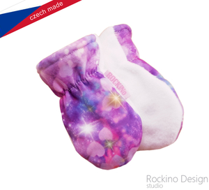 Dětské rukavičky (0-12 měsíců) ROCKINO vzor 6364 vel.0 - batika