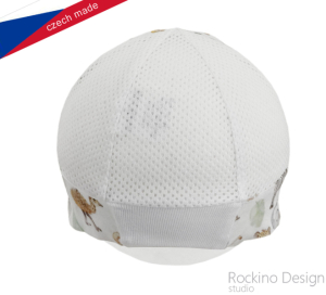 Dětská čepice ROCKINO vel. 40,42,44,46 vzor 3411 - bílá