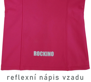 Softshellová dětská bunda Rockino vel. 116,122 vzor 8799 - růžová