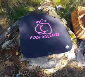 Softshellový podsedák turistický - černorůžový MP