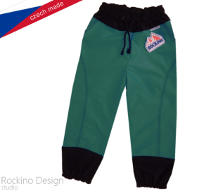 Dětské šusťákové kalhoty ROCKINO vel. 86,98 vzor 8130 - zelené