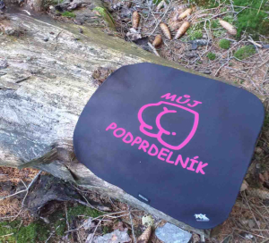 Softshellový podsedák turistický - černorůžový MP