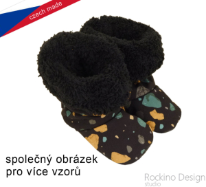 Softshellové capáčky s protiskluzem ROCKINO vzor 6442 - dino