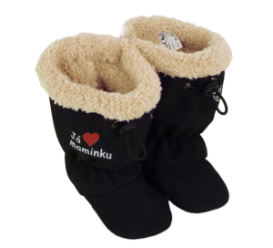 Softshellové capáčky s protiskluzem ROCKINO Premium Antislip vzor 6455 vel. 2,3 - černobéžové MT