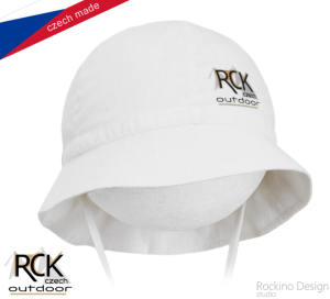 Dětská čepice ROCKINO vel. 42,44,46,48,50,52 vzor 3469 - bílý