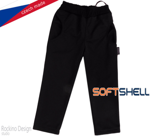 Softshellové nohavice ROCKINO veľ. 92,98 vzor 8867 - čiernočierne