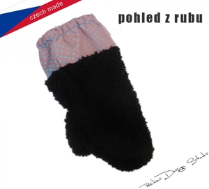Softshellové rukavice ROCKINO vel. 3,4 vzor 6304 černotyrkysové