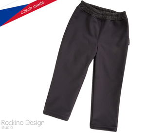 Softshellové kalhoty ROCKINO - Hustey vel. 86,92,98,104 vzor 8393 - šedé