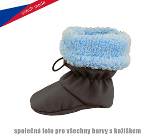 Detské softshellové topánočky ROCKINO vzor 6325 - čiernozelené