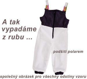 Detské softshellové zateplené nohavice ROCKINO s trakmi veľ. 86,92 vzor 8836 - čierne