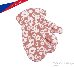 Dětské rukavičky (2-3 roky) ROCKINO vzor 6352 vel. 2 béžové