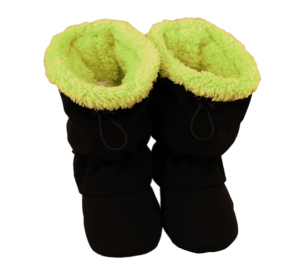 Dětské softshellové capáčky ROCKINO vzor 6325 vel. 1,2 - černozelené