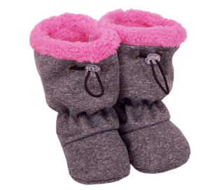 Dětské softshellové capáčky ROCKINO vzor 6324 vel. 1,2 - šedý melír/růžové