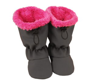 Dětské softshellové capáčky ROCKINO vzor 6324 vel. 1 - šedorůžové