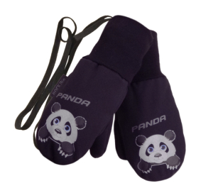 Softshellové rukavice ROCKINO vel. 1,2 vzor 7105 - panda