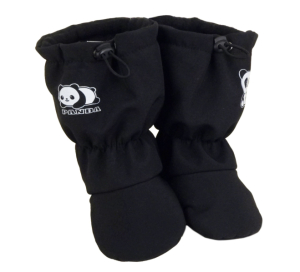 Softshellové capáčky s protiskluzem ROCKINO Premium Antislip vzor 6452 vel. 2,3 - černé Panda