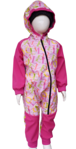 Softshellová detská kombinéza Rockino vel. 86,92,98,104 vzor 8986 - písmená
