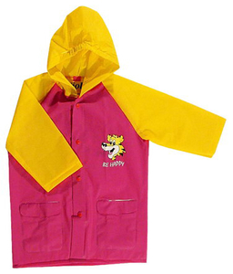 Dětská pláštěnka VIOLA velikost 110 cm růžová - žlutá