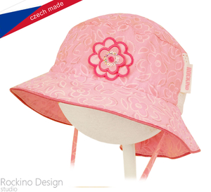 Dívčí, dámský klobouk ROCKINO vel. 48,50,52,54,56 vzor 3351 - růžový
