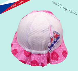Dívčí klobouk ROCKINO vel. 48,50,52,56 vzor 3134 - růžový
