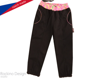 Dětské softshellové kalhoty ROCKINO vel. 110,116,122 vzor 8960 - písmena