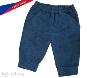 Detské trojštvrťové nohavice ROCKINO veľ. 116,122,128,134 vzor 8991 - jeans
