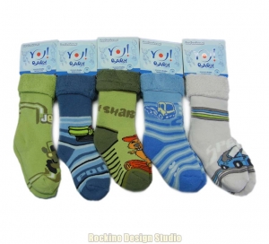 Dětské ponožky 6 SCORPIO froté chlapecké vel.12-24 měsíců 1 PÁR