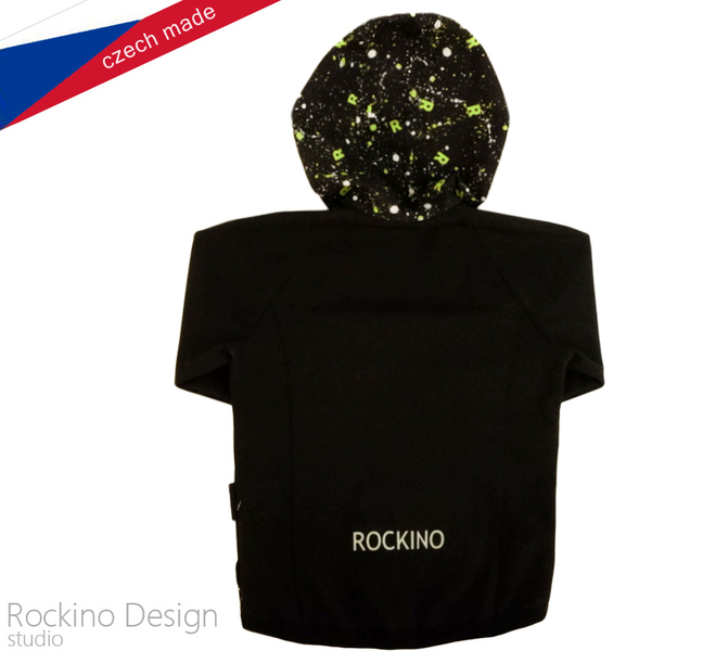 Softshellová dětská bunda Rockino vel. 110,116,122 vzor 8757 - černá
