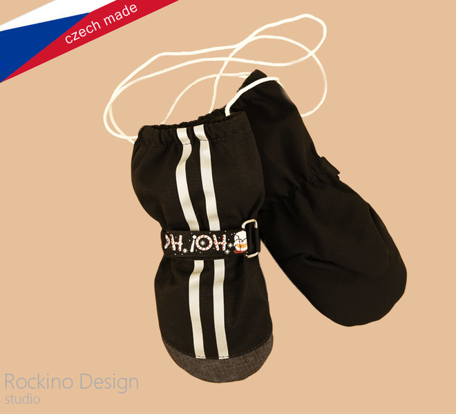 Softshellové rukavice ROCKINO vel. 3,4 vzor 6322 černé