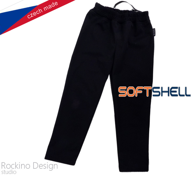 Softshellové kalhoty ROCKINO - Hustey vel. 86,92,98,104 vzor 8780 - černé