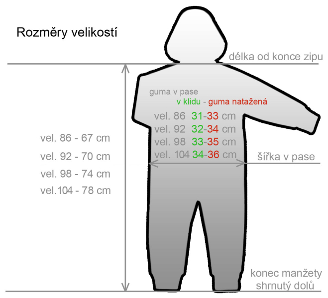 Softshellová dětská kombinéza Rockino vel. 86,92,98,104 vzor 8986 - modročerná
