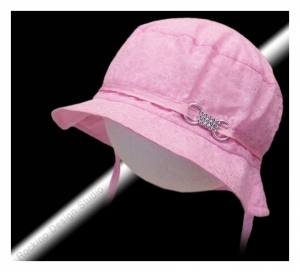 Dívčí klobouk ROCKINO vel. 46 vzor 3574 - růžový