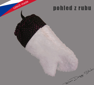 Softshellové rukavice ROCKINO veľ. 1 vzor 6312 tmavomodré s čiernym žíhaním