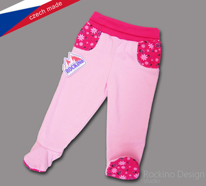 Dupačkové nohavičky ROCKINO vzor 8186 vel. 56,62,68,74 - ružové