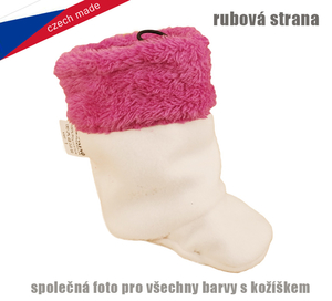 Detské softshellové topánočky ROCKINO vzor 6324 - sivý melír/ružové